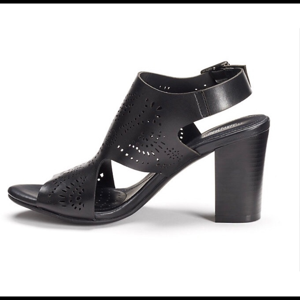 Adorable black Molly heeled sandal. Size 6.5. Excellent used condition.